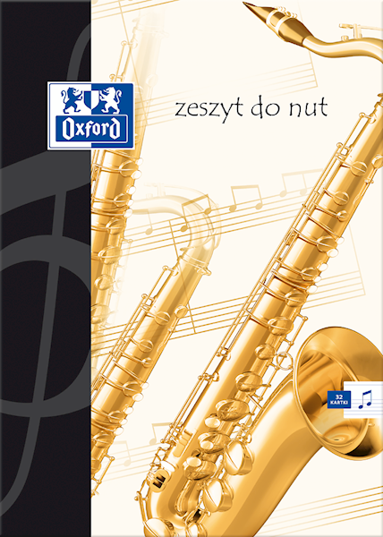 Zeszyt do nut A4 32k OXFORD