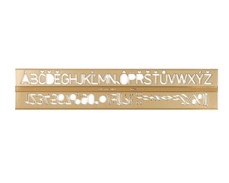 Szablon cyfrowo-literowy 2,00 cm