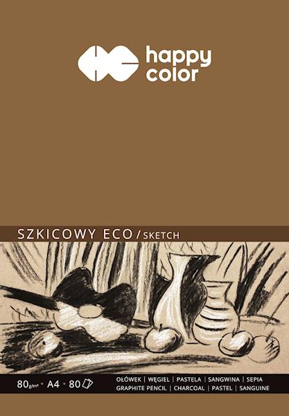 Blok szkicowy ECO A4 80g/80k H.Color
