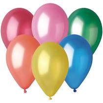 Balony mix kolorów METALIC 100szt