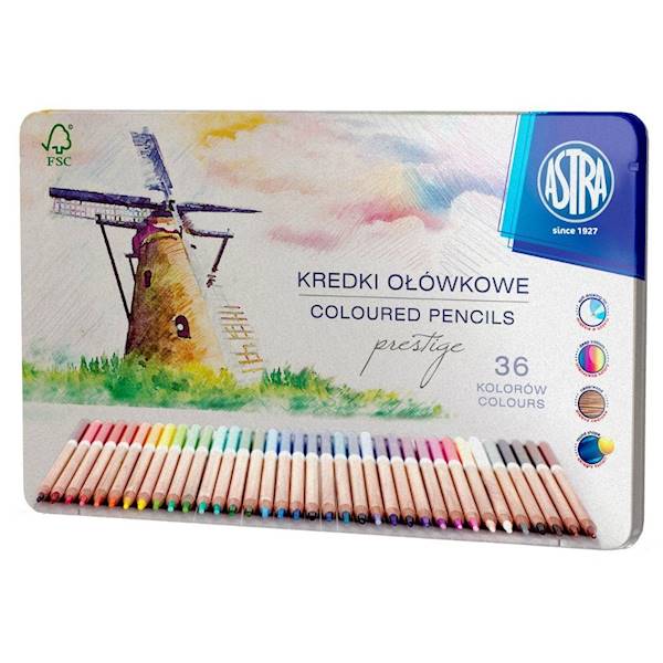 Kredki ASTRA 36 kol  PRESTIGE 