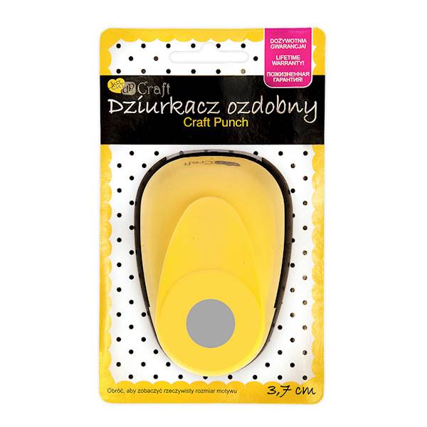 Dziurkacz  ozdobny 3,7cm. Koło 3 (3,3cm.)