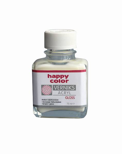 Werniks akrylowy błyszczący 75ml.