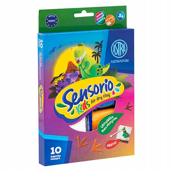 Masa plastyczna Sensorio 10szt. ASTRA