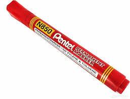 Marker PENTEL OK N850 permanentny czerwony