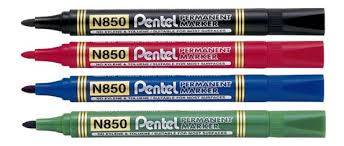 Marker PENTEL OK N850 permanentny niebieski