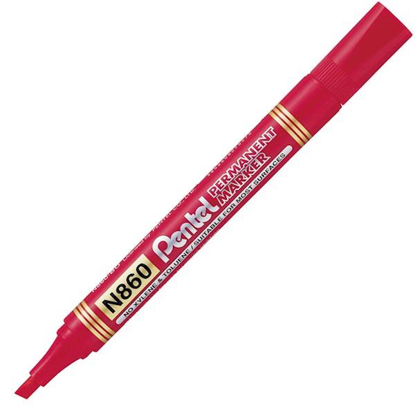 Marker PENTEL SC N860 permanent czerwony