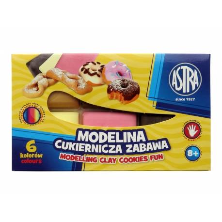 Modelina  6 kol pastelowa ASTRA
