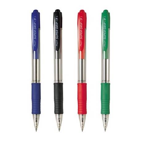 Długopis PILOT Super Grip 0.7 <F> czarny