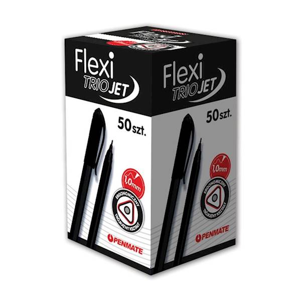 Długopis FLEXI TRIO JET 1.0 Penmate czarny