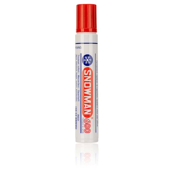 Marker SNOWMAN JUMBO 600 permanent. czerwony