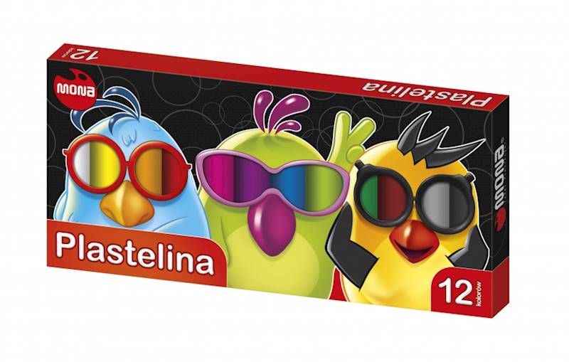 Plastelina 12 kol MONA