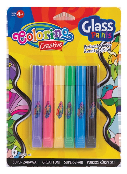 Farby witrażowe Colorino 6x10,5ml