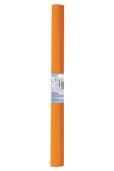 Krepina 50x200 pomarańczowa ciemna  1szt. 5020-4