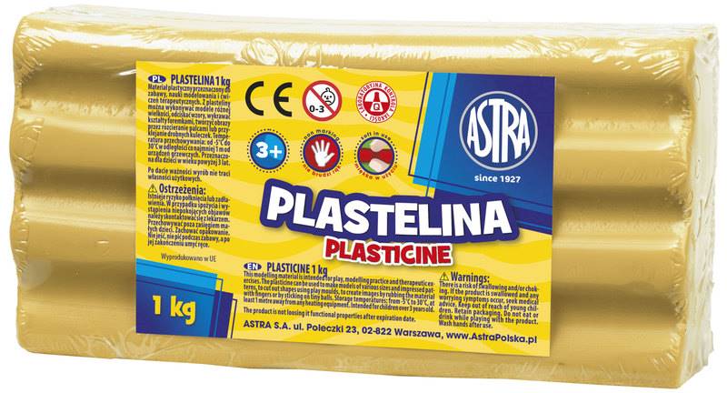 Plastelina ASTRA 1kg. brązowa jasna