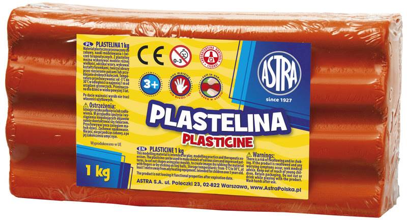 Plastelina ASTRA 1kg. czerwona