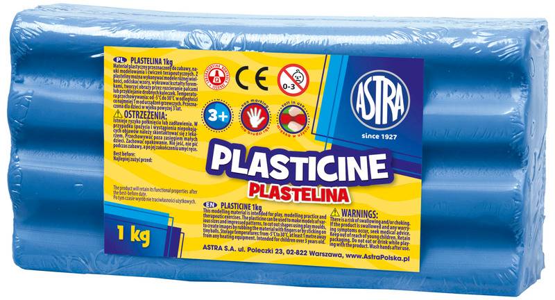 Plastelina ASTRA 1kg. niebieska
