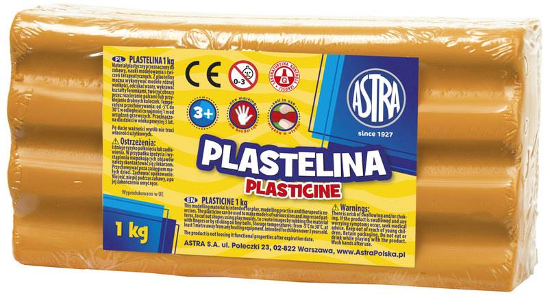 Plastelina ASTRA 1kg. pomarańczowa