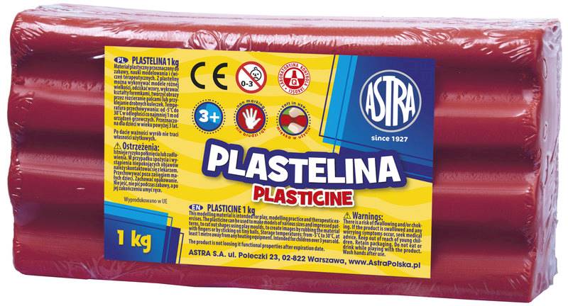 Plastelina ASTRA 1kg. różowa