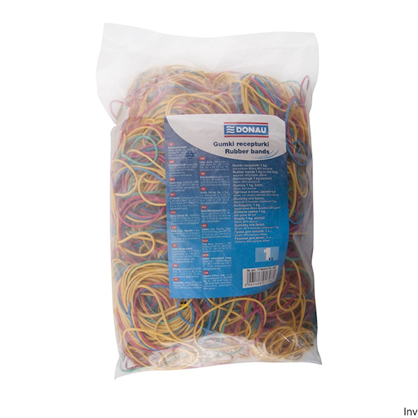 Gumka recepturka 1 kg. śr.  60mm mix kolorów