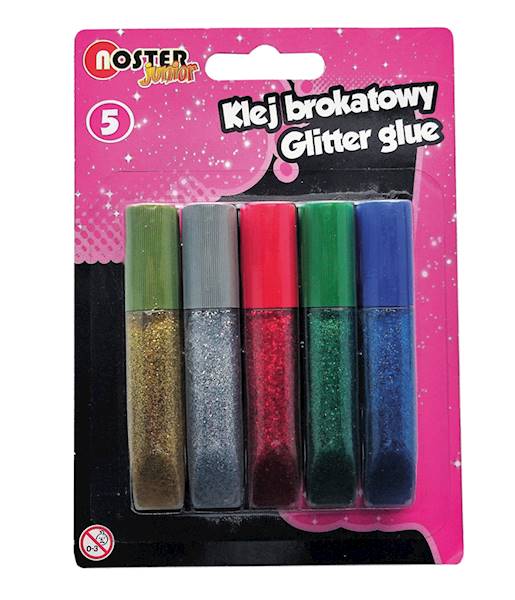 Klej brokat NOSTER  6ml (5szt)