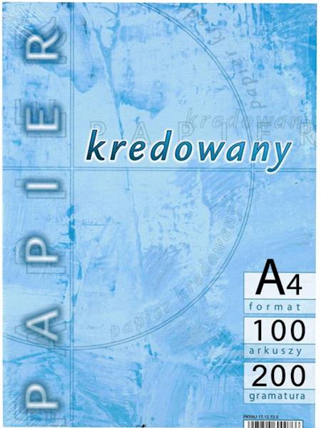 Papier kredowy A4 100ark 200g