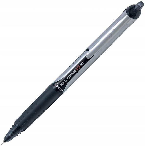 Cienkopis PILOT HI-TEC V5 czarny pstrykany