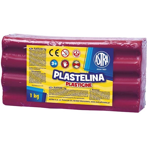Plastelina ASTRA 1kg. purpurowa