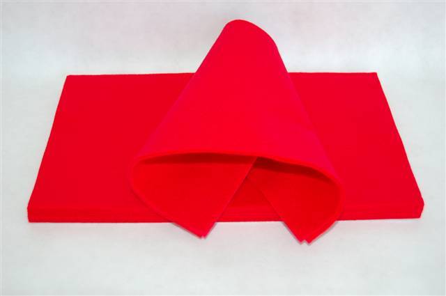 Filc dekoracyjny A4  1szt. czerwony 5204-20