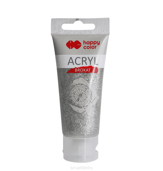 Farby akrylowe   60ml srebrny