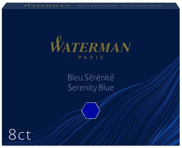 Naboje WATERMAN 8szt. do piór wiecznych niebieskie