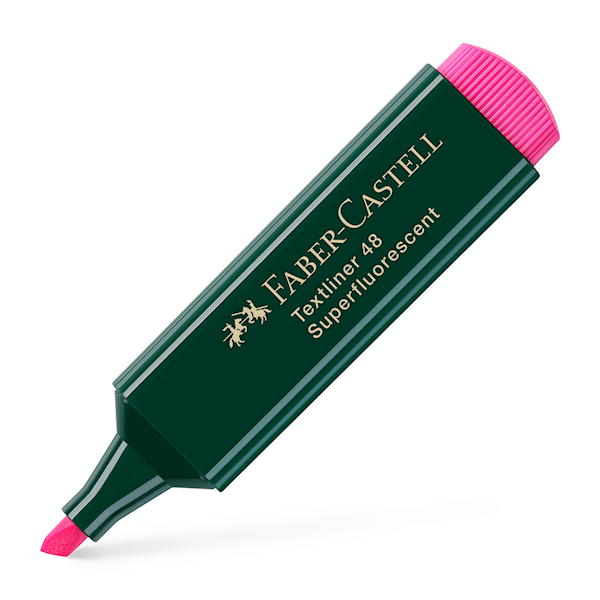 Zakreślacz FABER CASTELL różowy 154828