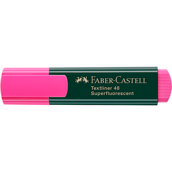 Zakreślacz FABER CASTELL różowy 154828