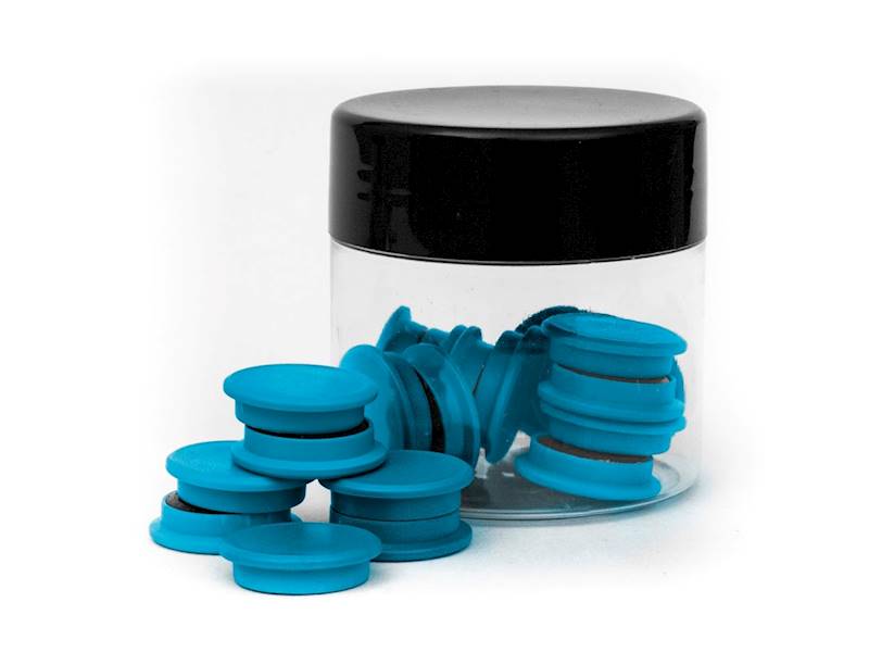 Magnesy 20mm 20szt. niebieski TRES
