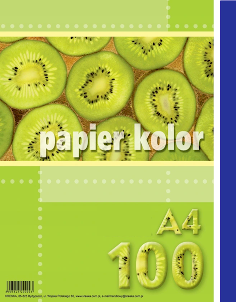 Papier ksero A4/80g 100 ark. granatowy