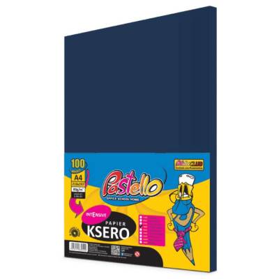 Papier ksero A4/80g 100 ark. granatowy
