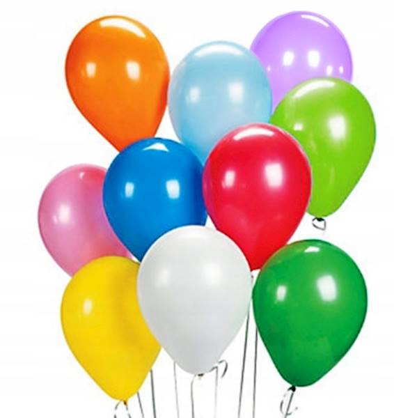 Balony mix kolorów METALIC  50szt.