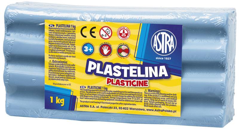 Plastelina ASTRA 1kg. niebieska jasna