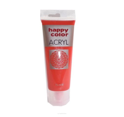 Farby akrylowe 75ml czerwona jasna 24