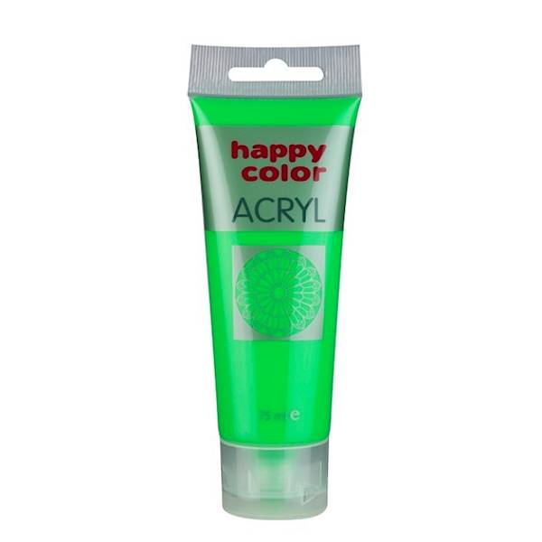 Farby akrylowe   75ml zielona fluor 501