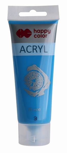 Farby akrylowe   75ml niebieska 3
