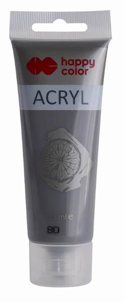 Farby akrylowe   75ml szara 80