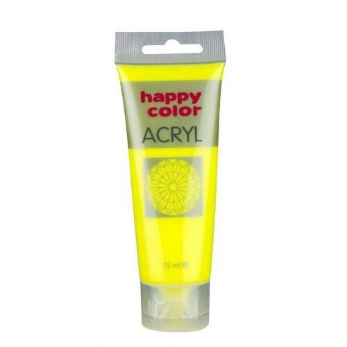 Farby akrylowe 75ml żółta fluor 101
