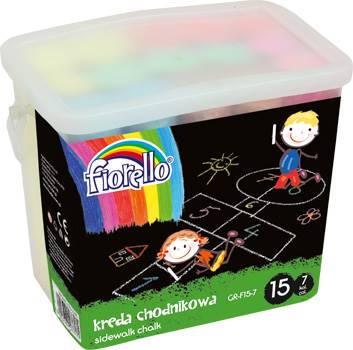 Kreda chodnikowa 7 kolorów 15szt