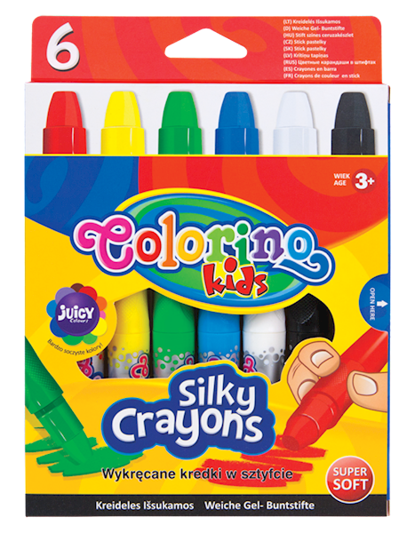 Kredki żelowe 6 kol. COLORINO