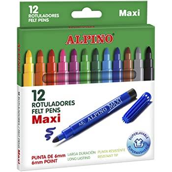 Flamastry 12 kol. ALPINO Maxi 