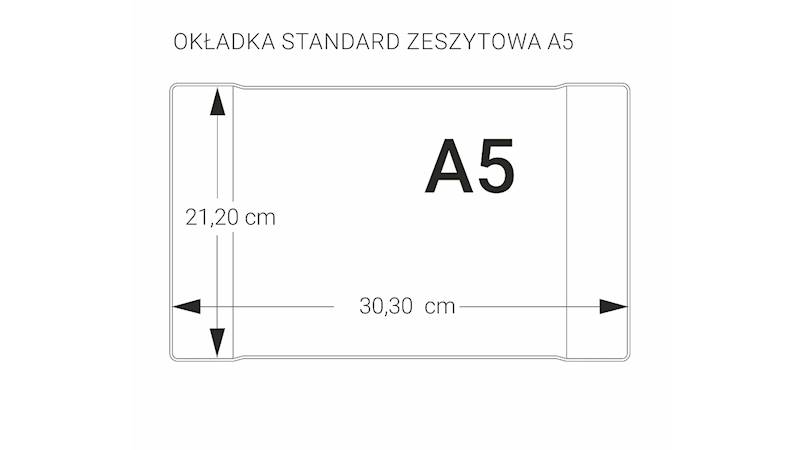 Okładka podr  A5 na zeszyt bezbarwna  (op=10szt)