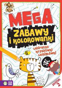 Książeczka edukacyjna Megazabawy Kolorowanki cz.2