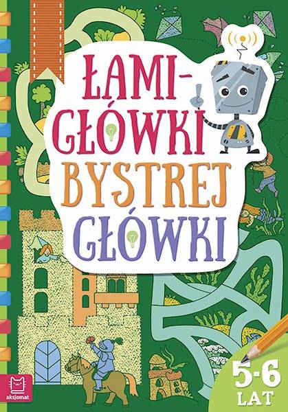 Książeczka edukacyjna Łamigłowki bystrej główki 