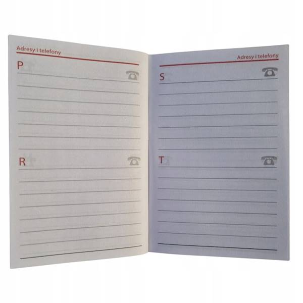 Kalendarz kieszonkowy